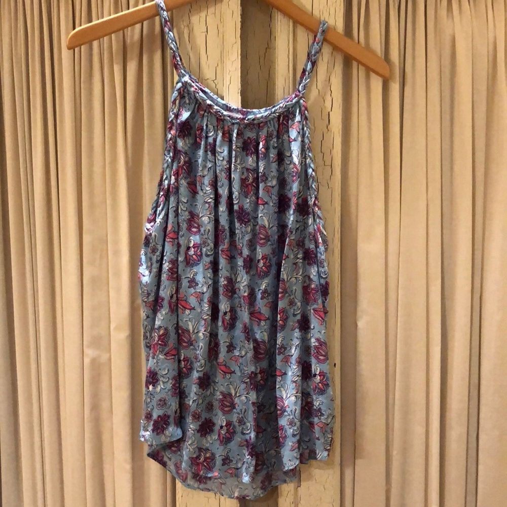 NEW W/ TAGS - GAP Floral Tank w/ Braided Straps